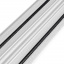 Самоклеящийся плинтус РР белый с чёрной полоской 2300*140*4мм (D) SW-00001810 Sticker Wall Ясногородка