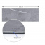 Плинтус виниловый самоклеющийся 5000*100*2мм (D) SW-00002122 Sticker Wall Суми