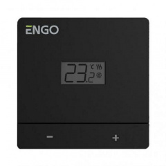 Дротовий добовий термостат Engo EASY230B 230В чорний (932332981) Чернігів
