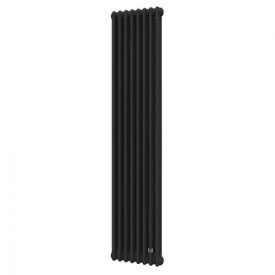 Трубчастий радіатор DeLonghi Multicolumn 1800 3 колони 8 секцій RAL90005MATT (0Q10318000800D0RAL9005M)