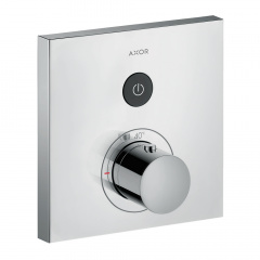 Термостат для душу Axor Shower Select square на 1 режим, хром Луцьк