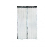 Дверная антимоскитная сетка штора на магнитах цветная Magic Mesh 210*100 см Черный