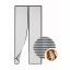 Москитная сетка для дверей на магнитах Clip-on Антипыль A 115*210 см Серый Мелитополь