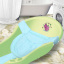 Матрасик коврик для ребенка в ванночку с креплениями Bestbaby 331 Blue Черкаси