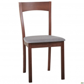 Деревянный стул обеденный AMF Ричард орех светлый-серый