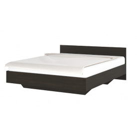 Двухспальная кровать Арамис Мебель-Сервис 160х200 см венге с ламелями