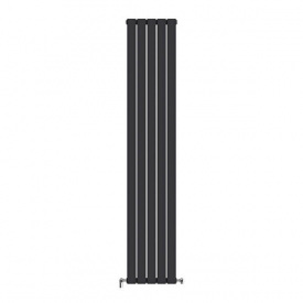 Трубчастий радіатор Ideale Vittoria 2 колони 5 секцій 1800x340 чорний матовий