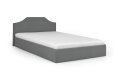 Ліжко Моніка 160х200 (Сірий, ламелі, матрац, ніша)