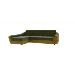 Кутовий диван Спейс АМ (темно-зелений з гірчичним, 270х180 см) Херсон