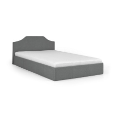 Ліжко Моніка 160х200 (Сірий, ламелі, матрац, ніша) Надвірна