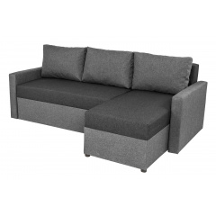 Кутовий диван Арні (сірий з світло-сірим, 224х150 см) ІМІ Ужгород