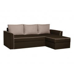 Кутовий диван Монако (коричневий з карамеллю, 235х150 см) IMI Тернопіль