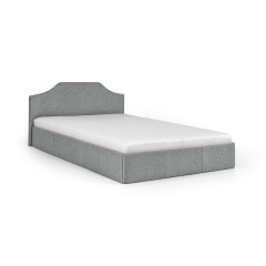 Ліжко Моніка 160х200 (Світло-сірий, ламелі, матрац, ніша) Умань