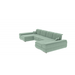 Кутовий диван Денвер П2 (сіро-зелений, 353х170 см) Изюм