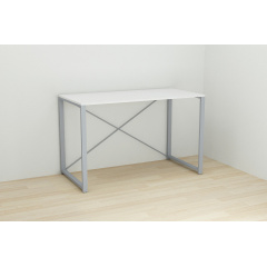 Письменный стол Ferrum-decor Конект 75x120x60 см Белый / Серый (XK00175) Коломия