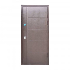 Входная дверь правая ТД Аляска-887 2050х960 мм Коричневый/Царга дуб Хмельницкий