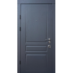 Двери входные в квартиру Трино двухцветная Ваш ВиД Дуб графит /белая 850,950х2050х95 Левое/Правое Киев