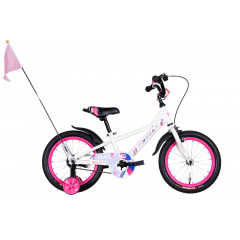 Детский велосипед 16" Formula RACE 2022 8.5" Белый с розовым Сумы