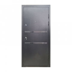 Входная дверь правая ТД 886М 2050х960 мм Серый/Царга белая Кременчуг