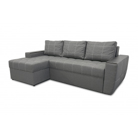 Кутовий диван Наполі (сірий, 240х150 см) IMI
