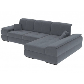 Кутовий диван Денвер 2 (темно-сірий, 285 х 195 см)