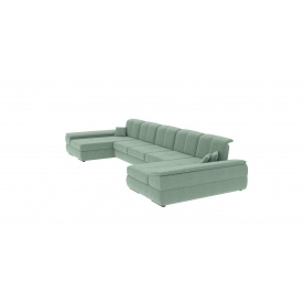 Кутовий диван Денвер П3 (сіро-зелений, 400х170 см)