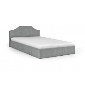 Ліжко Моніка 160х200 (Світло-сірий, ламелі, матрац, ніша)