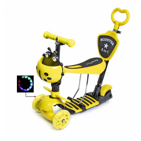 Самокат детский Scooter Божья коровка 5 in 1 Yellow (1452070781)