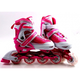 Роликовые коньки Caroman Sport 31-35 Pink (348816597-M)