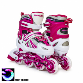 Роликовые коньки Power Champs 29-33 Pink (266482573-S)