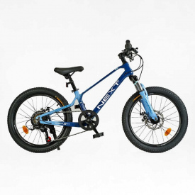 Детский спортивный велосипед 20" Corso Next 7 скоростей Blue (150663)