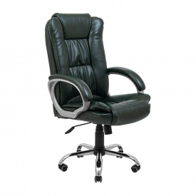 Офисное кресло руководителя Richman California Хром M1 Tilt Темно-зеленый