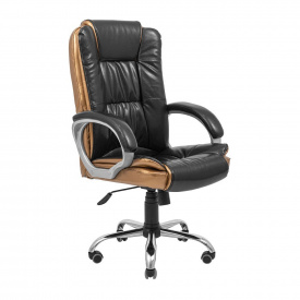 Офисное кресло руководителя Richman California Хром M3 Multiblock Черно-бронзовый