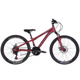 Велосипед 24" Discovery RIDER AM DD 2022 11.5" Красно-черный