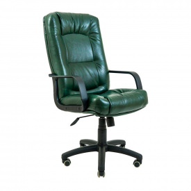 Офисное кресло руководителя Richman Alberto VIP M1 Tilt Натуральная Кожа Lux Италия Зеленый