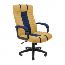 Офисное кресло руководителя Richman Atlant Rich M2 Anyfix Желто-синий