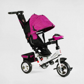 Велосипед 3-х детский колесный Best Trike Колесо пена фара Pink (131778)