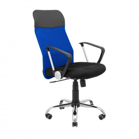 Офисное кресло руководителя Richman Ultra Хром M1 Tilt Черно-синий