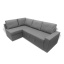 Кутовий диван Маямі (Сірий, 240х150 см) ІМІ Одеса