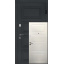 Двери входные в квартиру Женева двухцветная Ваш ВиД Серая структура /Белая текстура 860,960х2050х76 Левое/Правое Дзензелевка