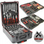 Профессиональный большой Набор ручного инструмента в чемодане для автомобилей 399 pcs предметов Royalty-Tools EK-399F Смела