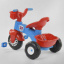 Трехколесный велосипед корзинка багажник Pilsan 50 кг Red and blue (78221) Кушугум