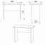 Стол письменный МО-3 Компанит Нимфея альба (90х60х73,6 см) Полтава