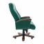Офисное кресло руководителя Richman Boss VIP Wood M3 MultiBlock Натуральная Кожа Lux Италия Зеленый Киев
