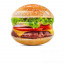 Пляжный надувной матрас Intex 58780 «Гамбургер», серия «Фастфуд», 145х142 см (hub_qul60w) Луцк
