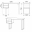 Стол письменный Лофт-3 Компанит Нимфея альба (120х50х72,8 см) Вінниця