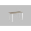 Письменный стол Ferrum-decor Драйв 750x1000x600 Белый металл ДСП Дуб Сонома Трюфель 16 мм (DRA019) Черкаси