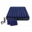 Комплект Матрас надувной Intex Велюр с подушками и насосом 152х203см Синий (64765) Шепетовка