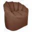 Бескаркасное кресло Tia-Sport Милан Оксфорд 75х85х70 см коричневый (sm-0658-7) Ровно