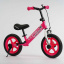 Велобег Corso 12" резиновые колеса Pink (127212) Сумы
